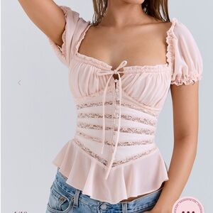 Cara peplum top (repaired)